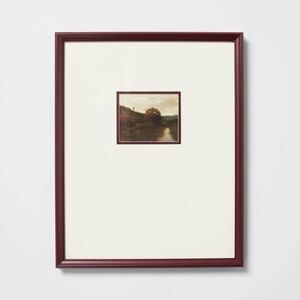 Threshold Studio McGee 16x20 Landscape Wall Art Color Frame & Mat